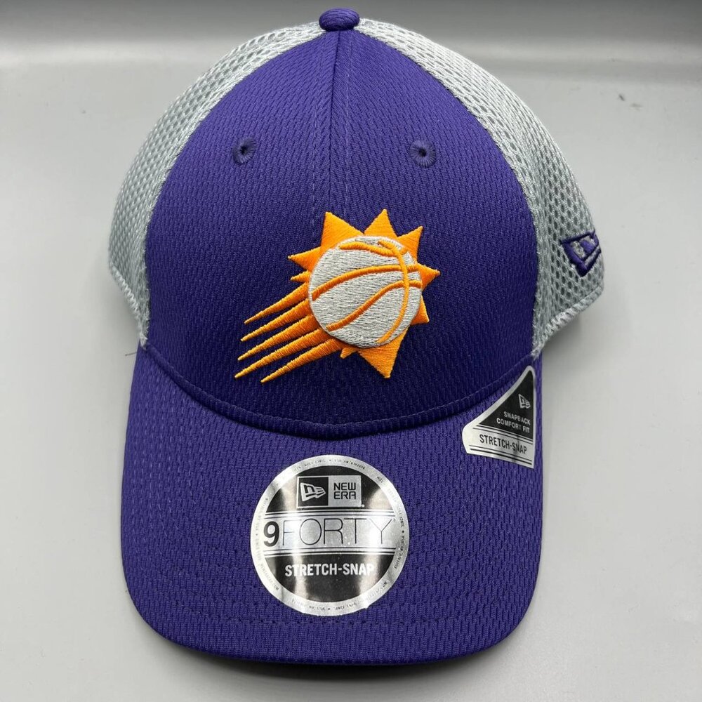 Phoenix Suns Trucker Hat Men Purple 9Forty New Era NBA Snap Back Cap New